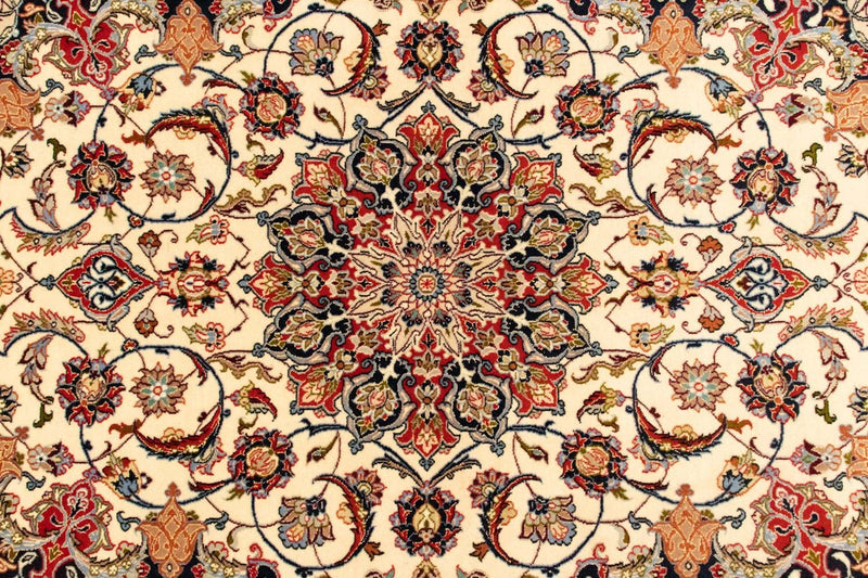 Isfahan Teppich 107x166cm - Perserteppich - beige