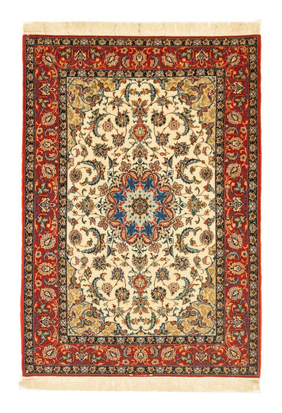 Isfahan Teppich 116x164cm - Perserteppich - beige
