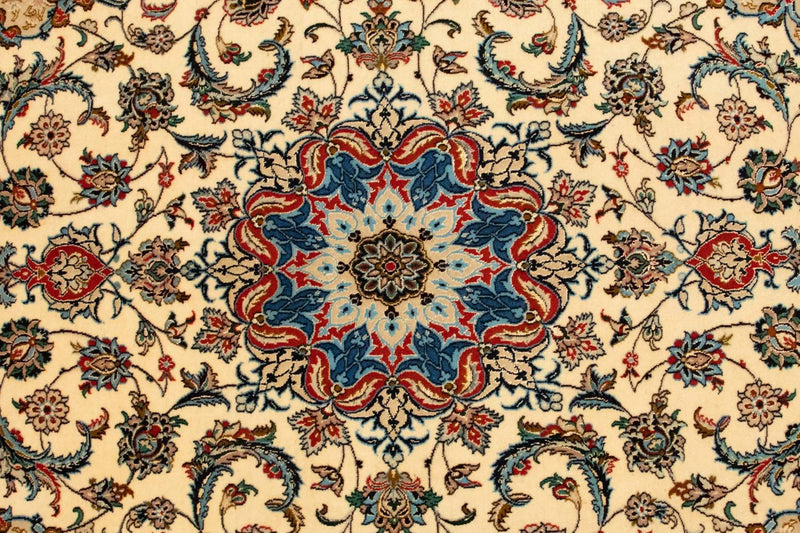 Isfahan Teppich 116x164cm - Perserteppich - beige