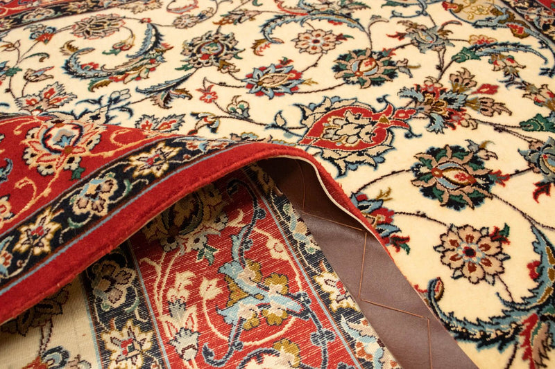 Isfahan Teppich 116x164cm - Perserteppich - beige