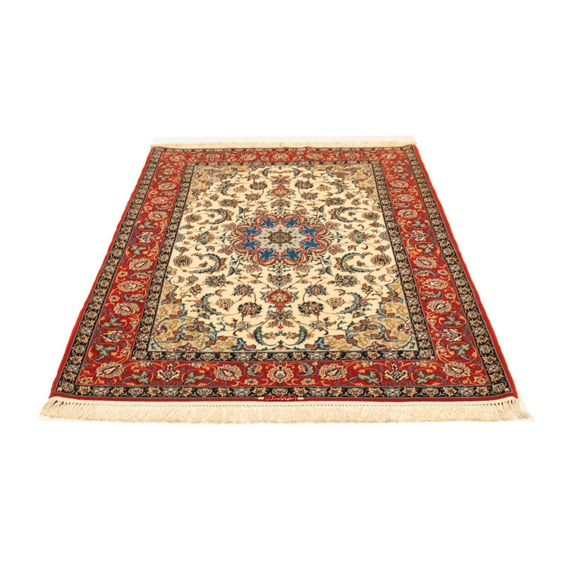 Isfahan Teppich 116x164cm - Perserteppich - beige