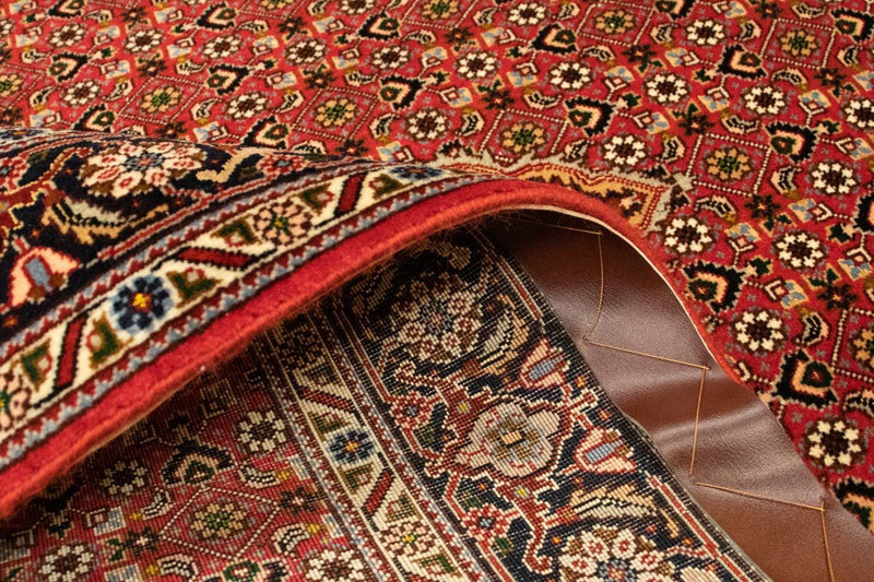 Täbriz - 50 Raj Teppich 103x153cm - Perserteppich - rot