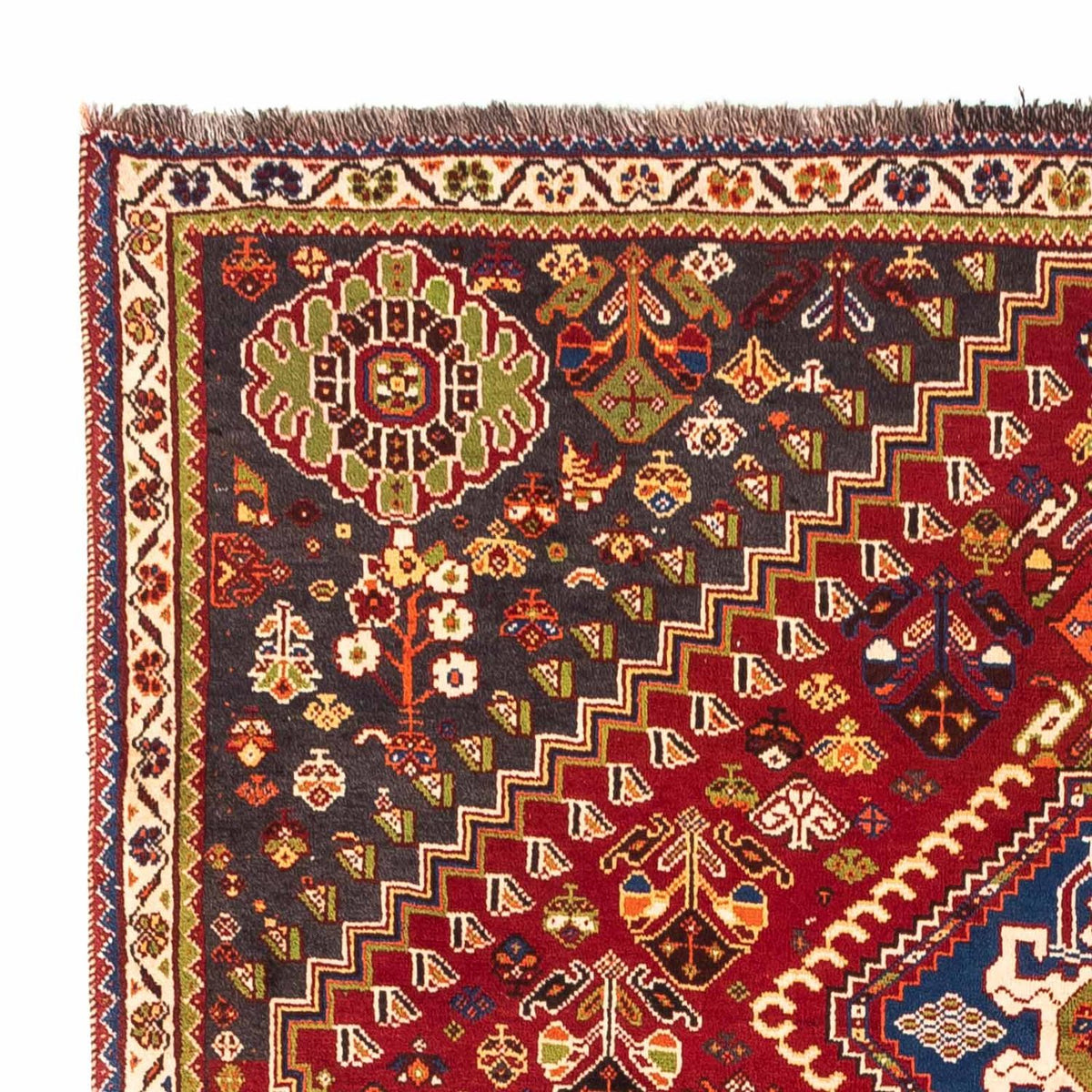 Perserteppich - Nomadic 173 x 257 cm - dunkelrot