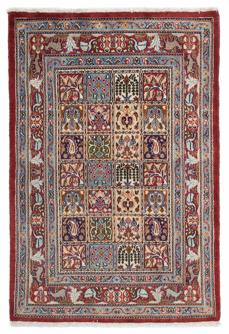 Moud Teppich 94x143cm - Perserteppich - mehrfarbig