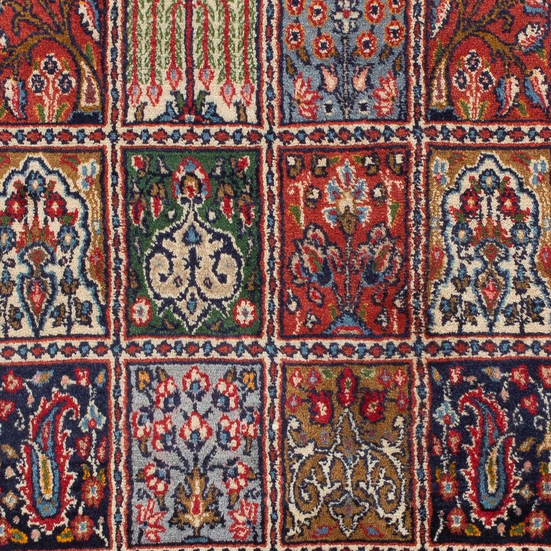 Moud Teppich 96x145cm - Perserteppich - dunkelrot