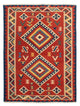 Kelim Teppich - Oriental 160 x 217 cm - dunkelrot