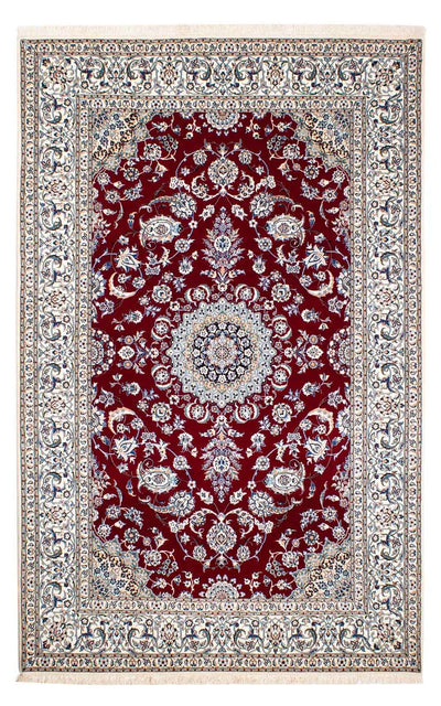 Nain - 6La Teppich 151x238cm - Perserteppich - dunkelrot