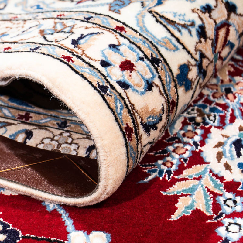 Nain - 6La Teppich 151x238cm - Perserteppich - dunkelrot