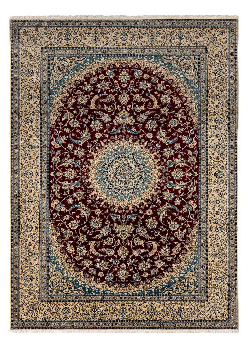 Nain - 9La Teppich 245x344cm - Perserteppich - dunkelrot