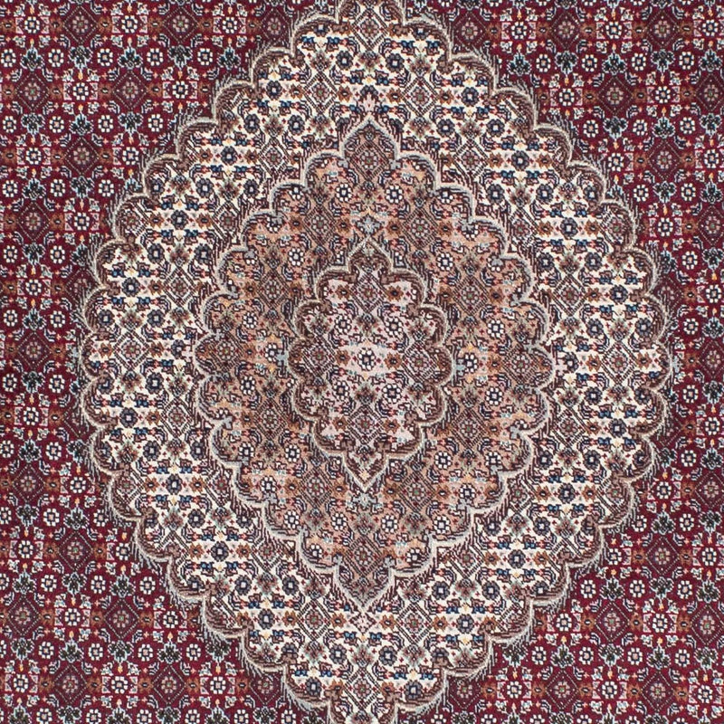 Täbriz Teppich 152x210cm - Perserteppich - dunkelrot