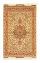 Täbriz - 50 Raj Teppich 103x150cm - Perserteppich - beige