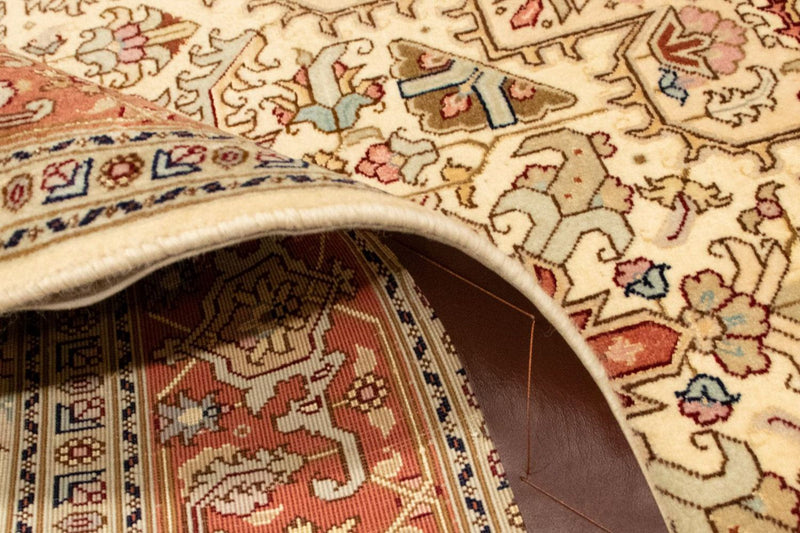 Täbriz - 50 Raj Teppich 103x150cm - Perserteppich - beige