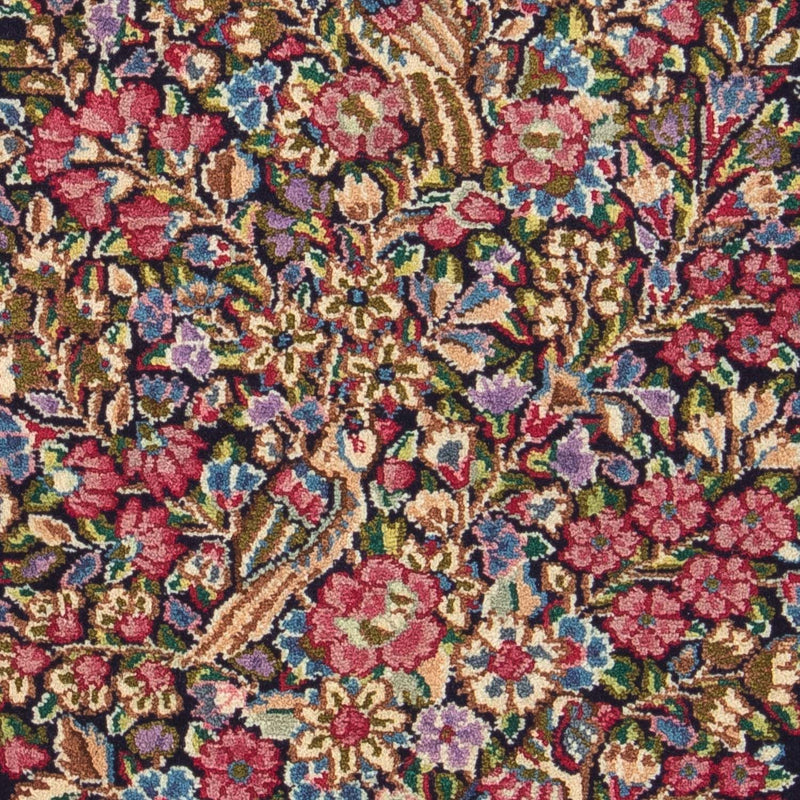 Rafsanjan Teppich 53x70cm - Perserteppich - dunkelblau