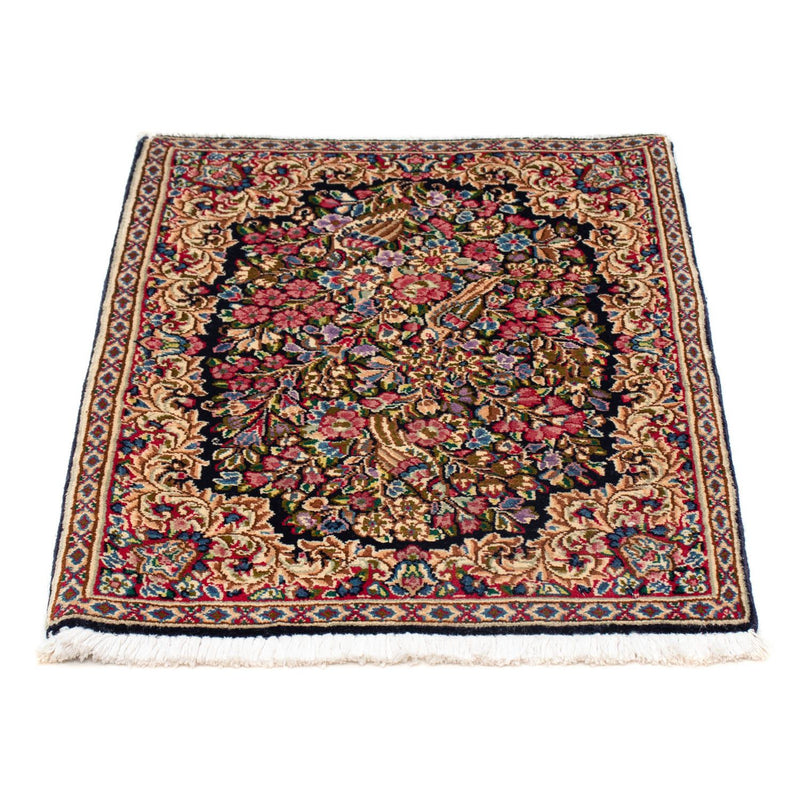 Rafsanjan Teppich 53x70cm - Perserteppich - dunkelblau