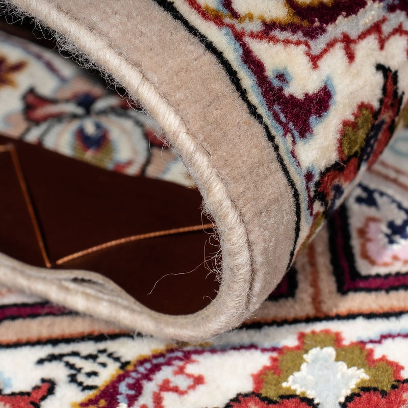 Isfahan Teppich 70x103cm - Perserteppich - hellbraun