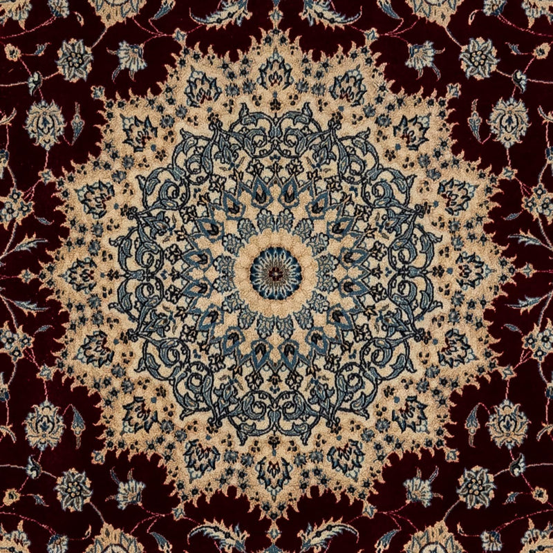 Nain - 9La Teppich 250x342cm - Perserteppich - dunkelrot