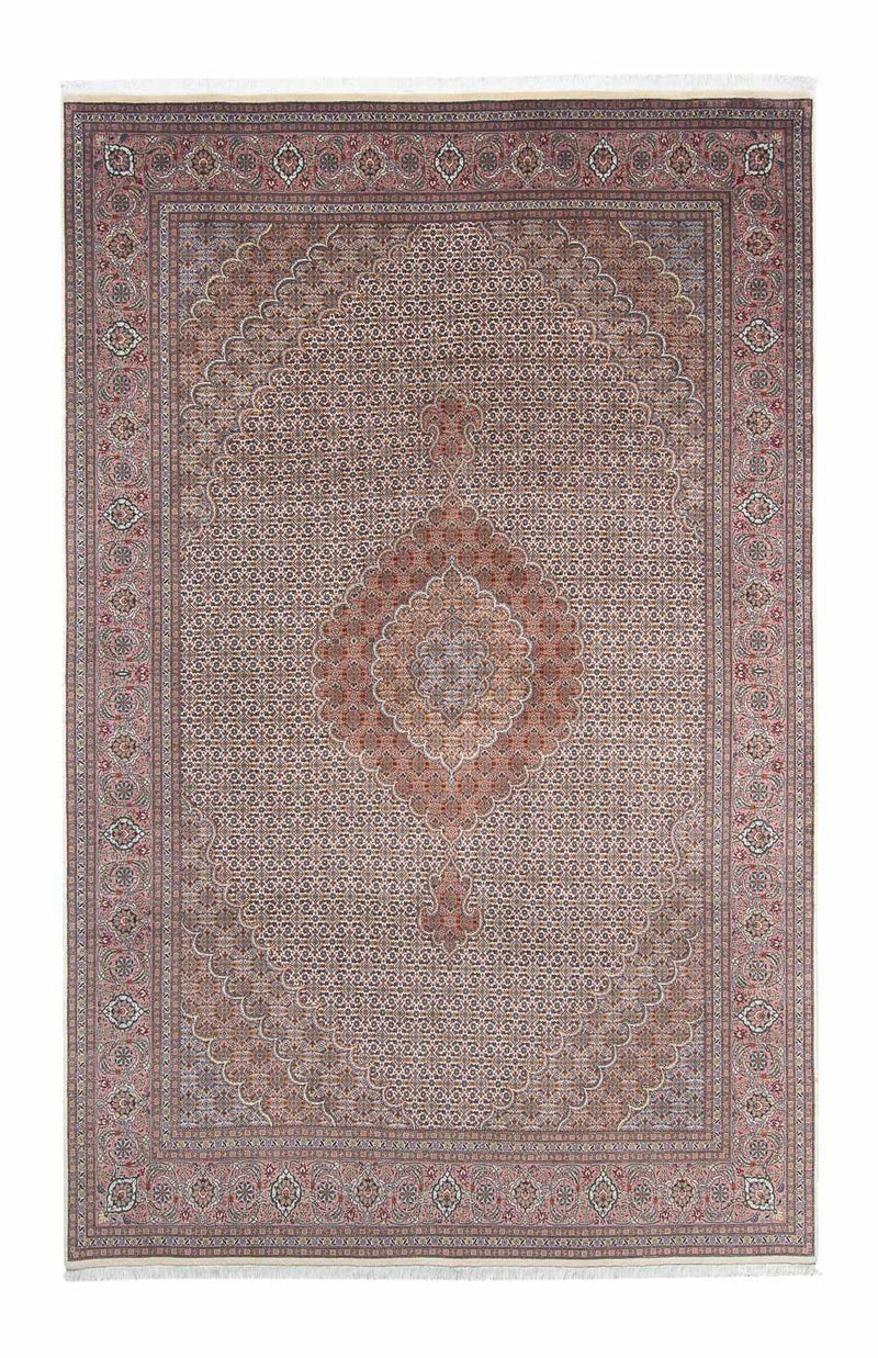 Täbriz Teppich 197x307cm - Perserteppich - hellbraun