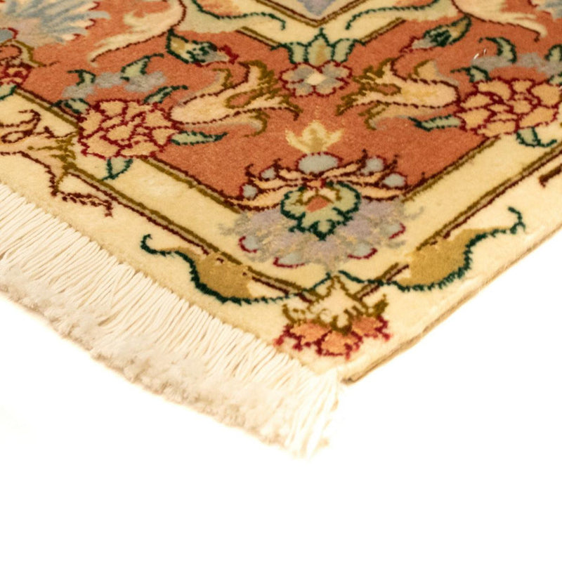 Täbriz - 50 Raj Teppich 100x150cm - Perserteppich - beige
