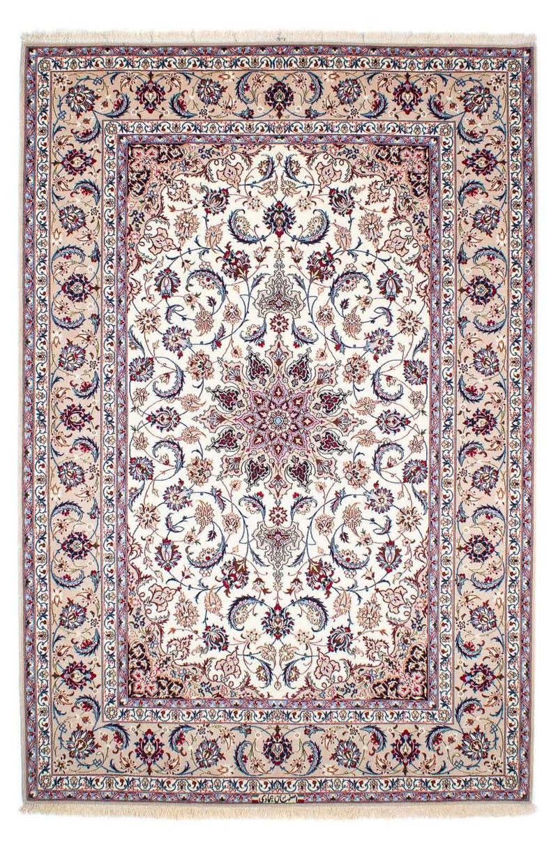 Isfahan Teppich 162x243cm - Perserteppich - beige