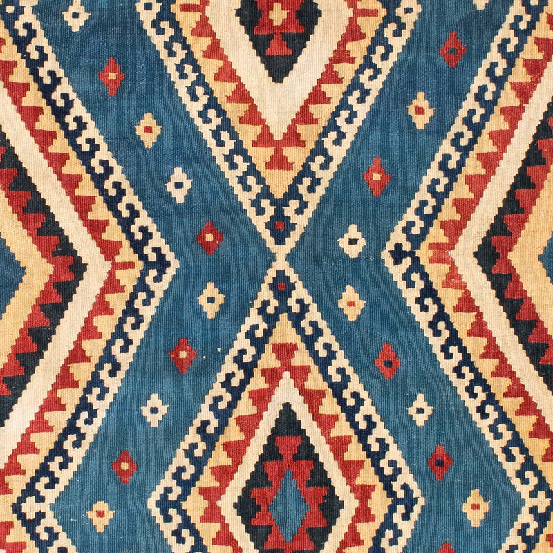 Kelim Teppich - Oriental 152 x 193 cm - blau