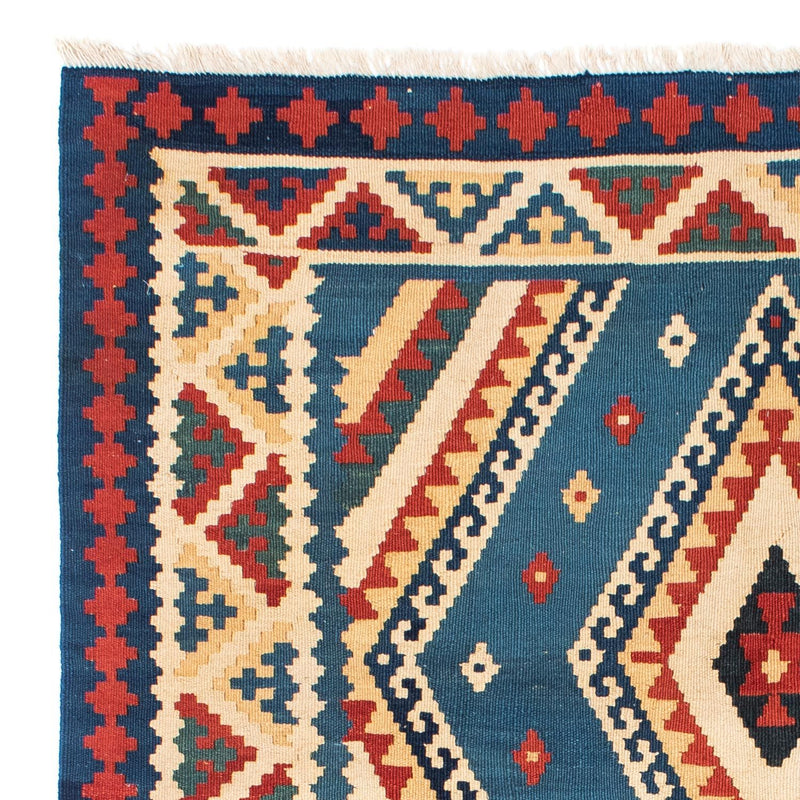 Kelim Teppich - Oriental 152 x 193 cm - blau