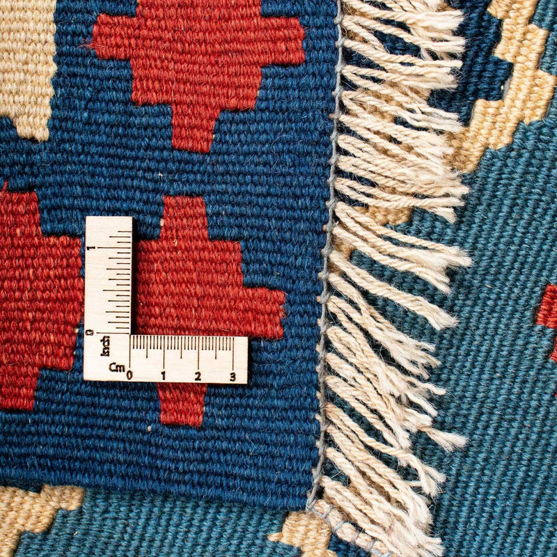 Kelim Teppich - Oriental 152 x 193 cm - blau