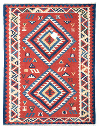 Kelim Teppich - Oriental 160 x 213 cm - rot – product image