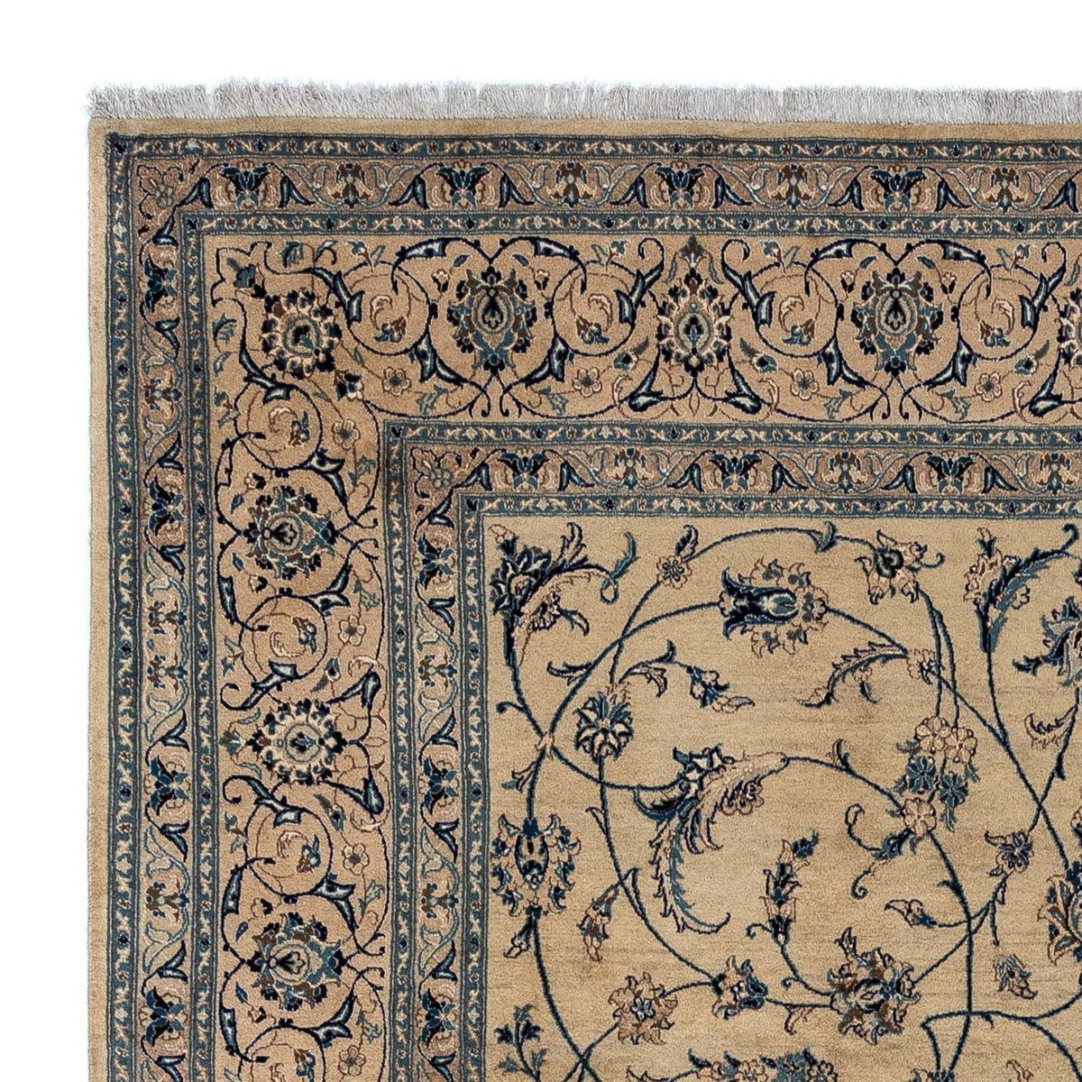 Nain - 9La Teppich 247x358cm - Perserteppich - dunkelbeige