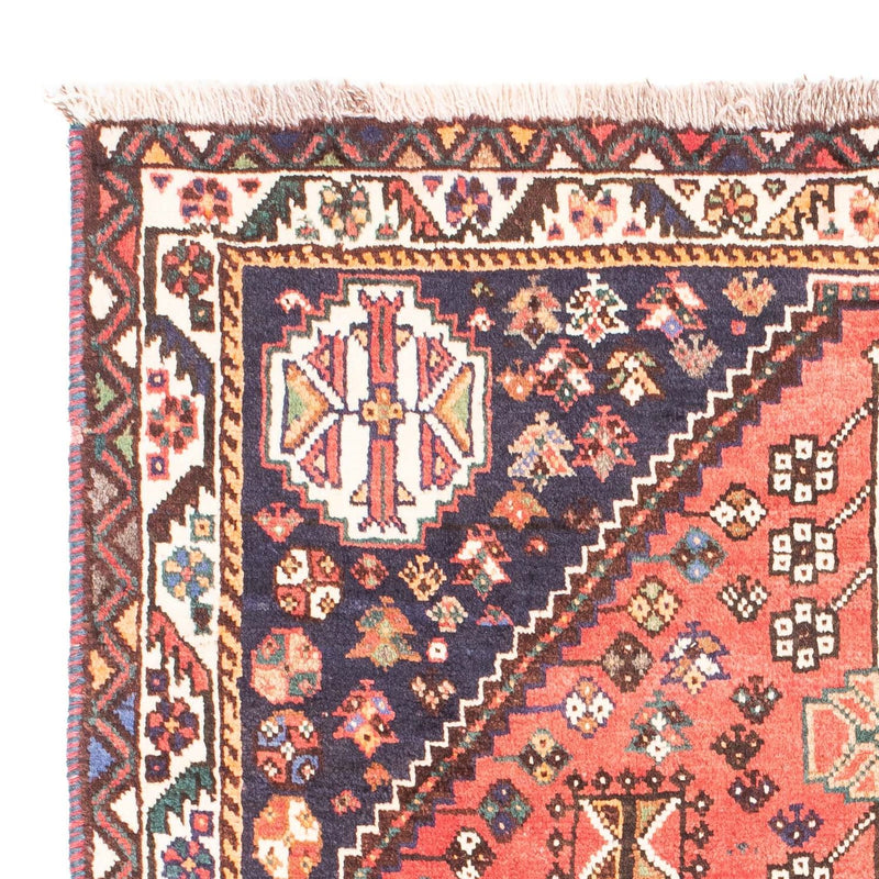 Ghashghai Teppich 106x151cm - Perserteppich - hellrot