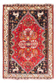 Ghashghai Teppich 114x166cm - Perserteppich - dunkelrot