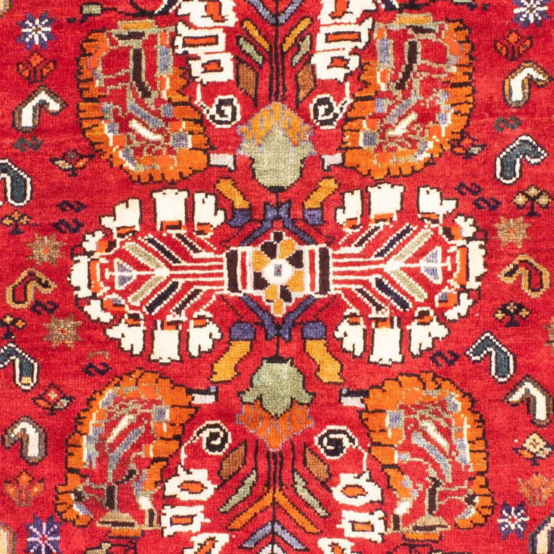 Ghashghai Teppich 114x166cm - Perserteppich - dunkelrot