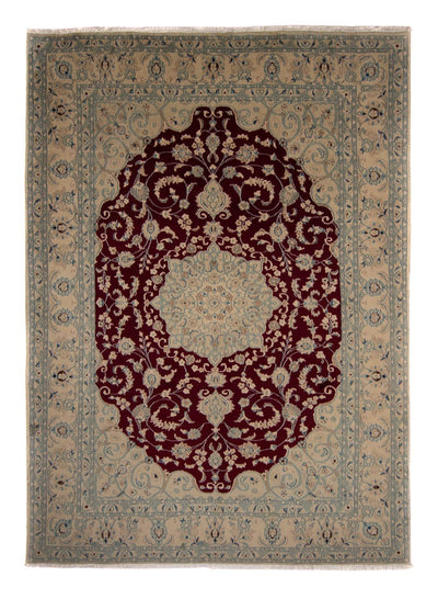 Nain Teppich 244x338cm - Perserteppich - dunkelrot
