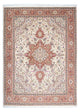 Täbriz - 50 Raj Teppich 150x205cm - Perserteppich - beige