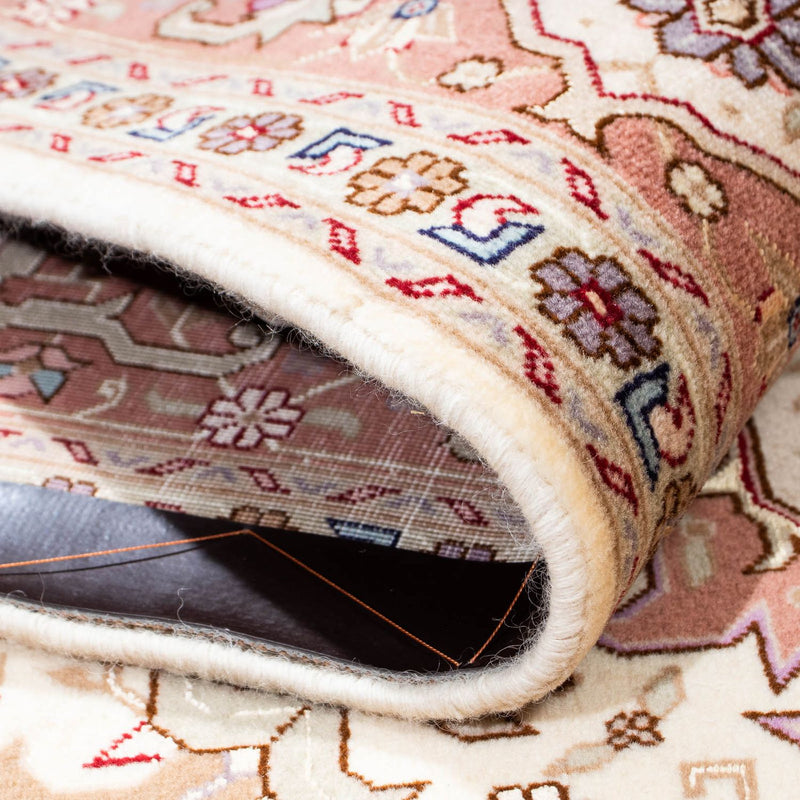 Täbriz - 50 Raj Teppich 150x205cm - Perserteppich - beige