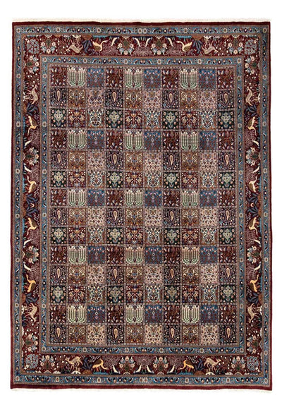 Moud Teppich 243x340cm - Perserteppich - dunkelrot