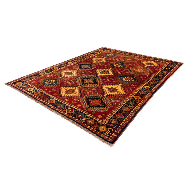 Ghashghai Teppich 200x282cm - Perserteppich - dunkelrot