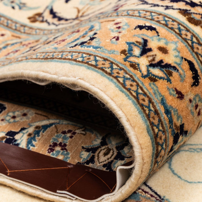 Nain - 6La Teppich 250x356cm - Perserteppich - dunkelbeige