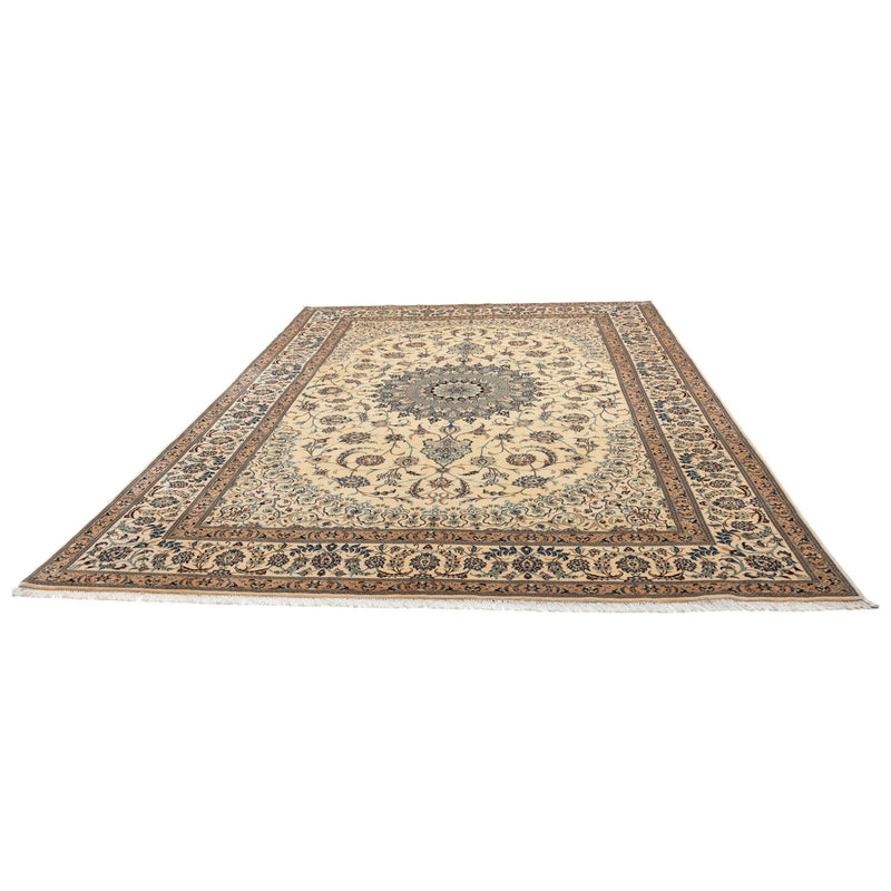 Nain - 6La Teppich 250x356cm - Perserteppich - dunkelbeige