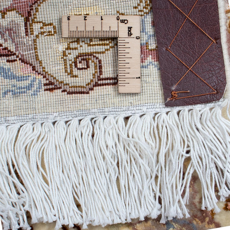 Täbriz - 50 Raj Teppich 62x89cm - Perserteppich - beige