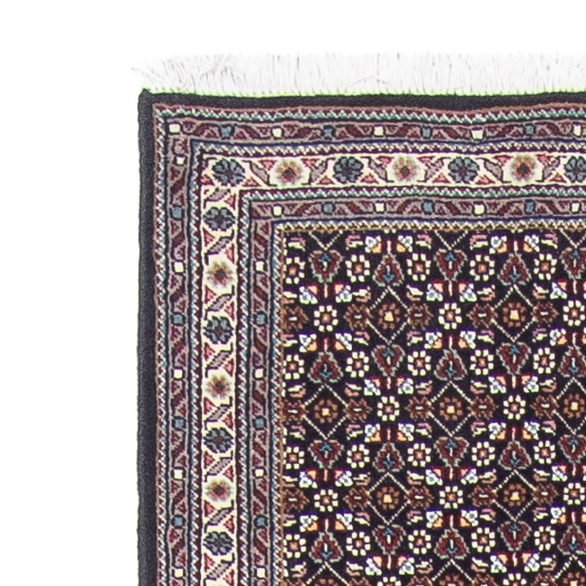 Täbriz Teppich 70x391cm - Perserteppich - grau