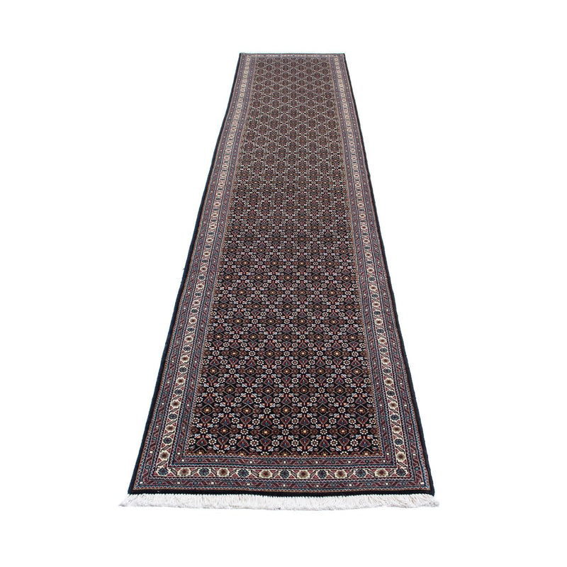 Täbriz Teppich 70x391cm - Perserteppich - grau