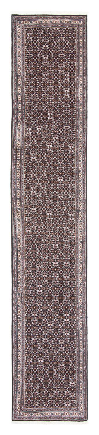 Täbriz Teppich 67x392cm - Perserteppich - grau