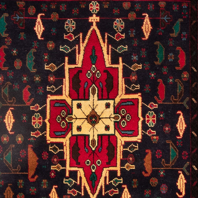 Belutsch Teppich 115 x 180 cm - dunkelblau