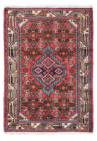 Hamadan Teppich 79x118cm - Perserteppich - rot – product image