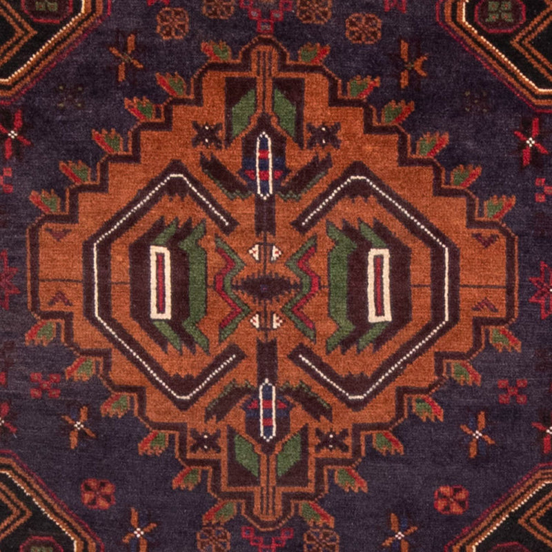 Belutsch Teppich 111x196cm - Orientteppich - dunkelblau