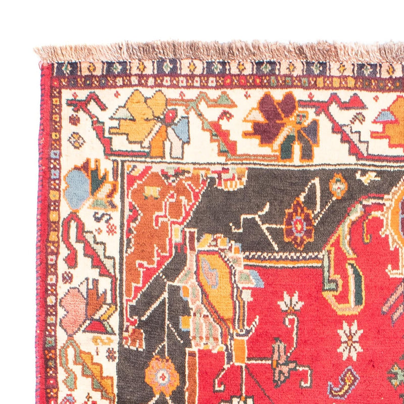 Shiraz Teppich 111x158cm - Perserteppich - rot