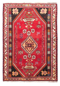Shiraz Teppich 112x166cm - Perserteppich - dunkelrot – product image