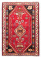 Shiraz Teppich 112x166cm - Perserteppich - dunkelrot