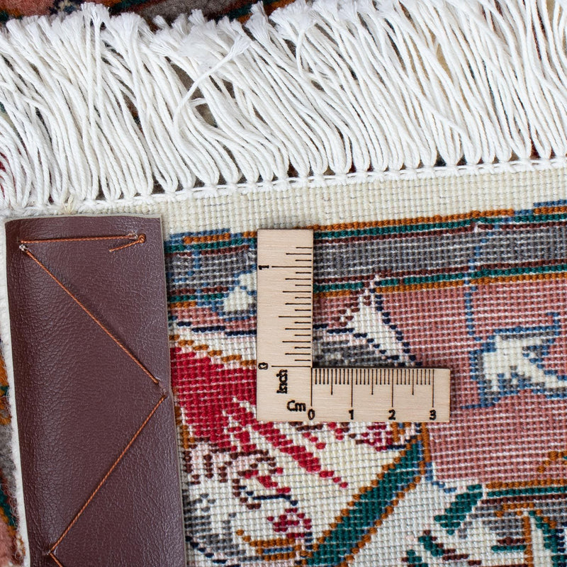 Täbriz - 50 Raj Teppich 60x92cm - Perserteppich - beige