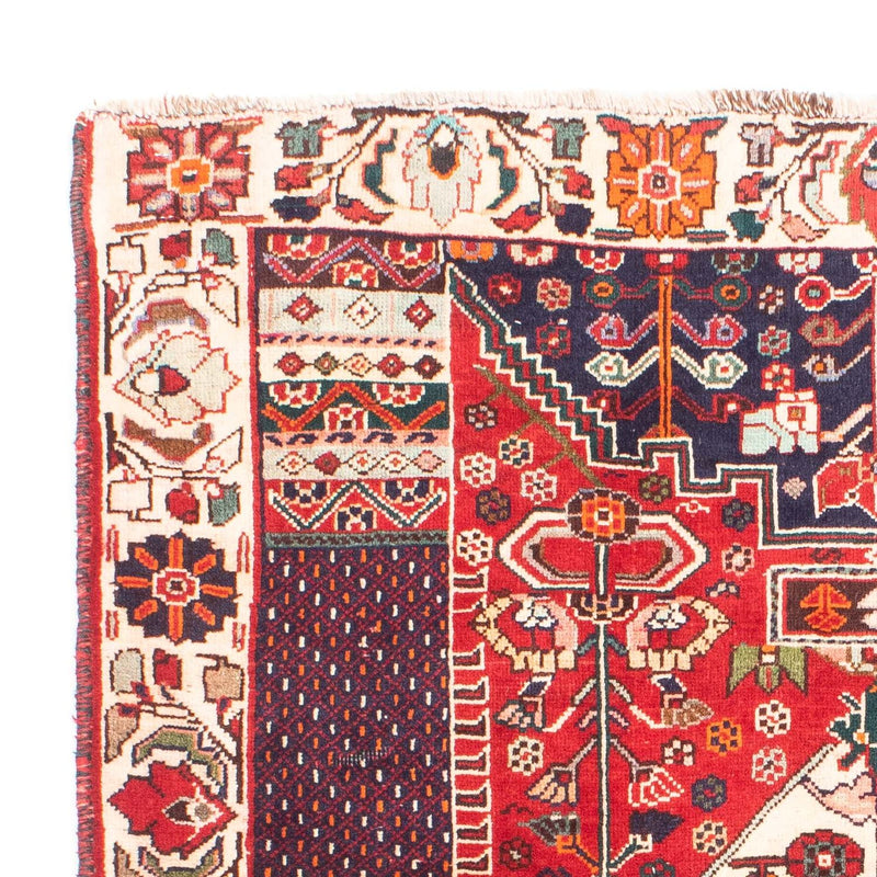 Ghashghai Teppich 121x148cm - Perserteppich - rot